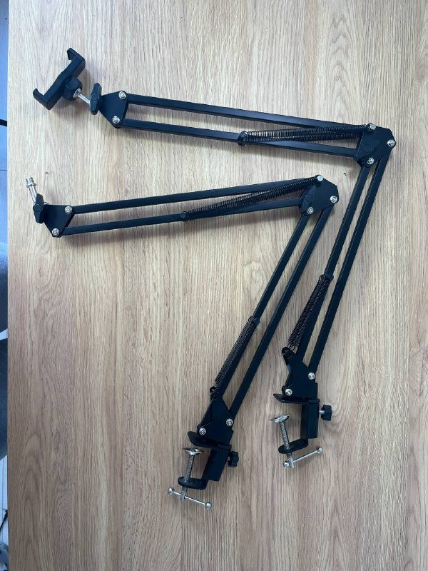 Настольный штатив с насадкой под телефон, с насадкой под микрофон