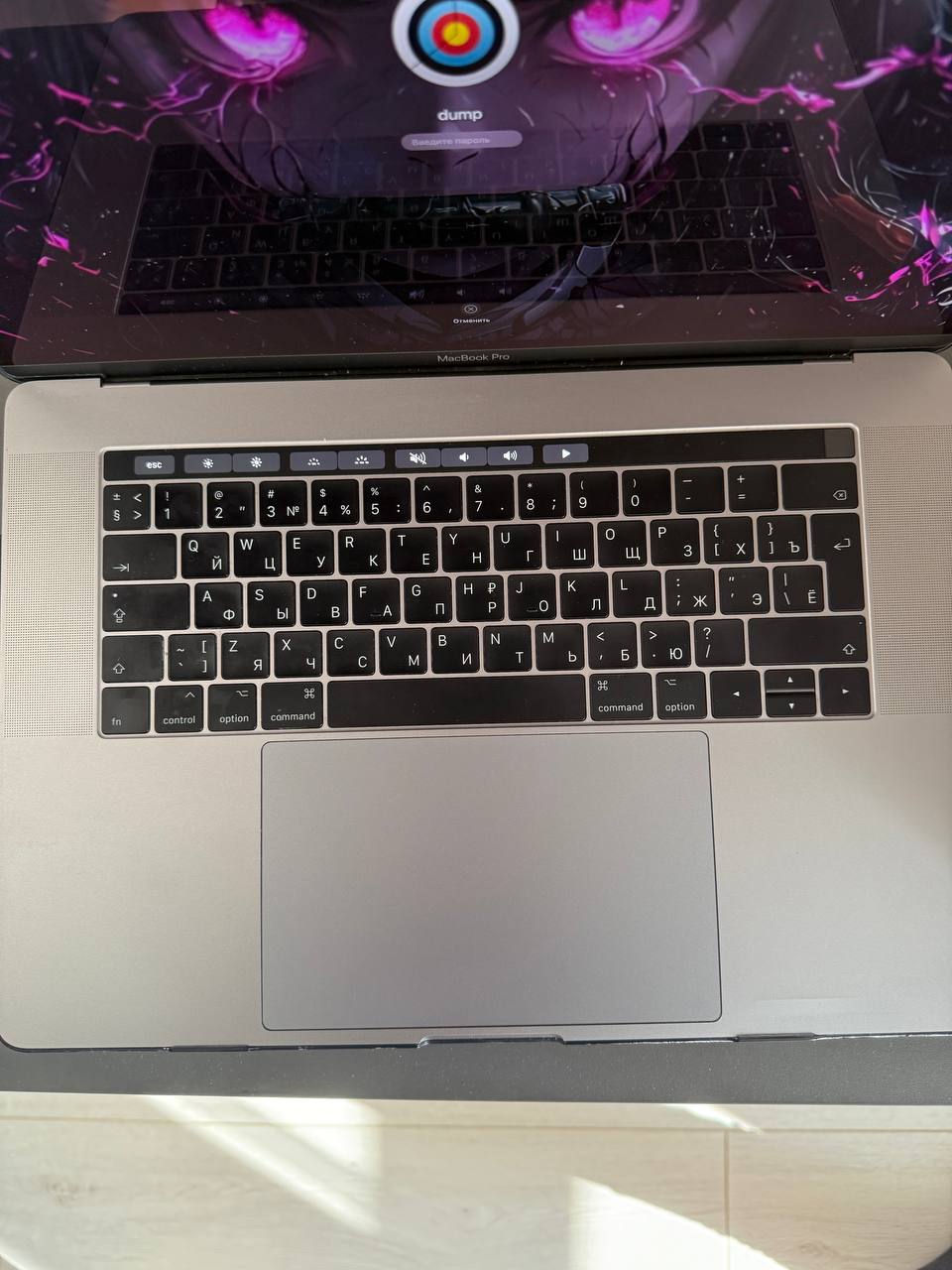 MacBook Pro 2017 с touch bar Intel core i7 Ram 16 gb Память 512 gb 2