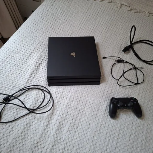 PlayStation 4 Pro, контроллер, кабели