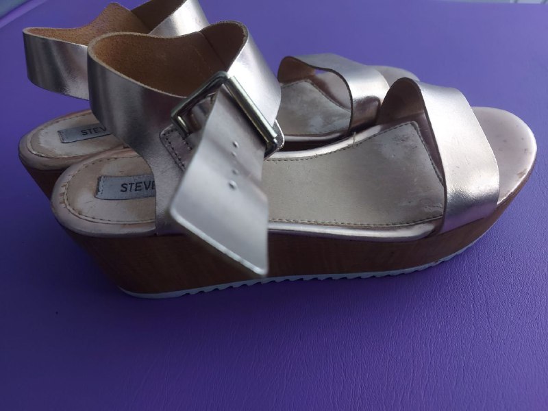Босоножки Steve Madden 40 размер кожа на танкетке 2