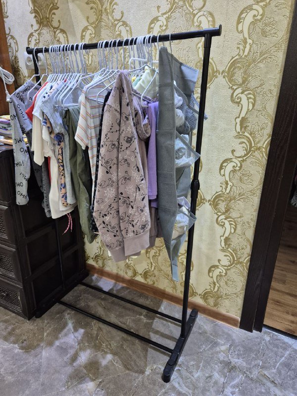 Напольная стойка (вешалка) для одежды регулируемая 3