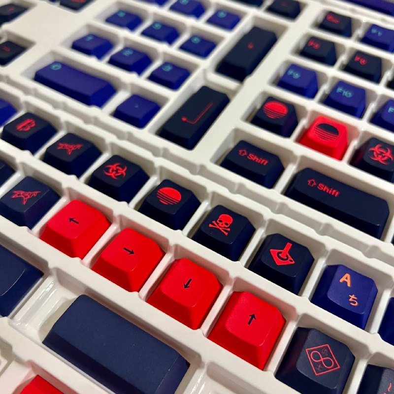 Клавиши для механической клавиатуры GMK Laser PBT Cherry набор 3