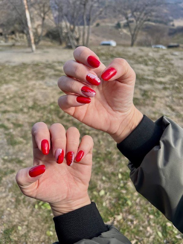 Маникюр с укреплением 7