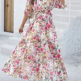 Длинное платье из шифона 2