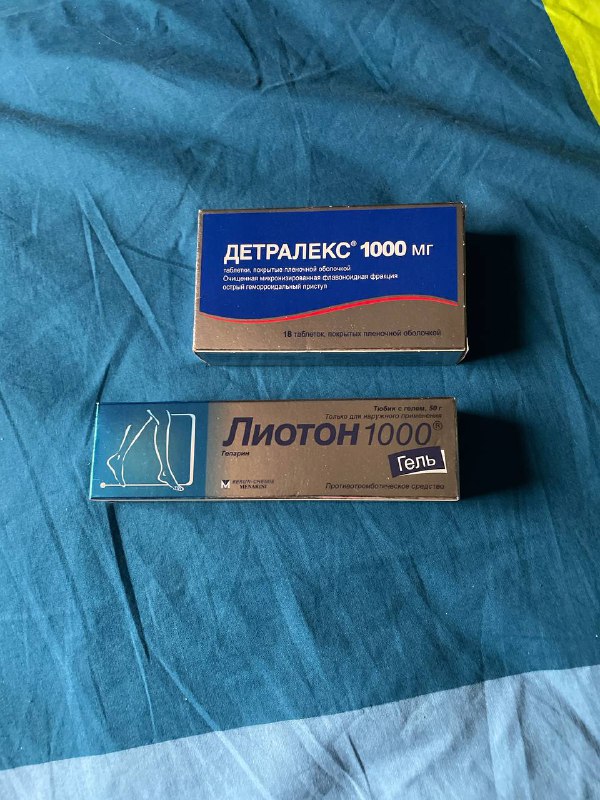 Детралекс 1000 мг, Лиотон 1000