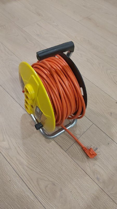 Удлинитель силовой на катушке