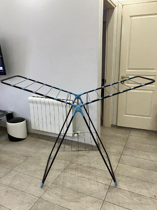 Сушилка для одежды складная металлическая 2