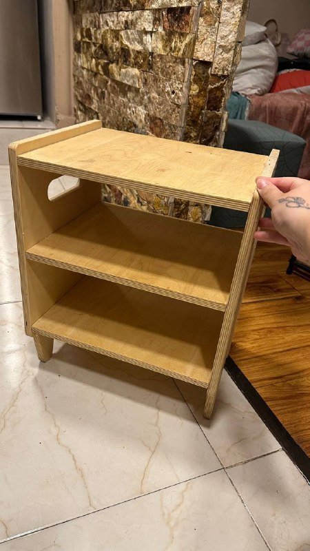 Две деревянные полки, полка деревянная на ножках 2