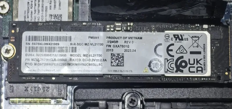 Samsung PM9A1 1TB SSD