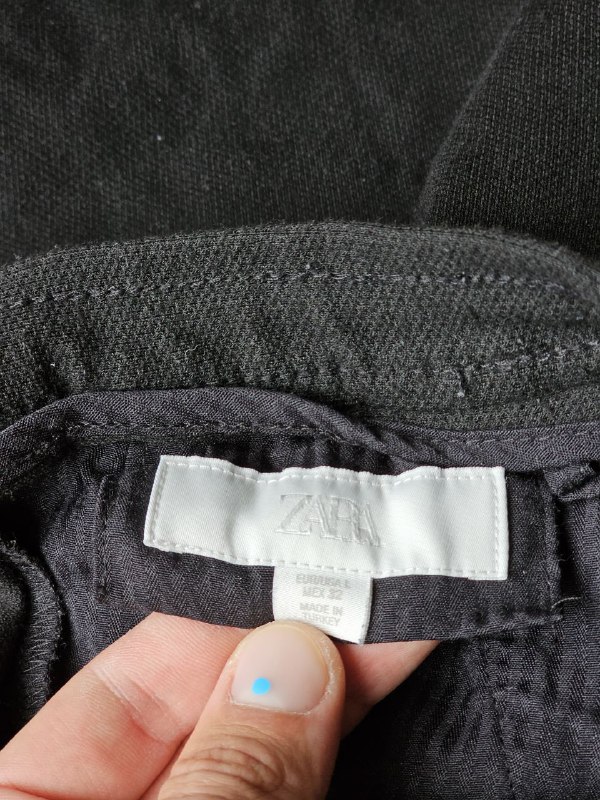 Шорты Zara черные размер L (32) 4