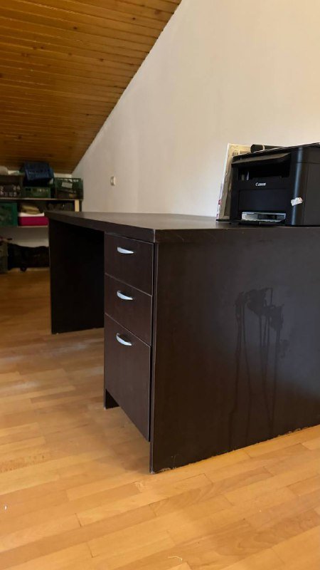 Большой рабочий письменный компьютерный стол 2