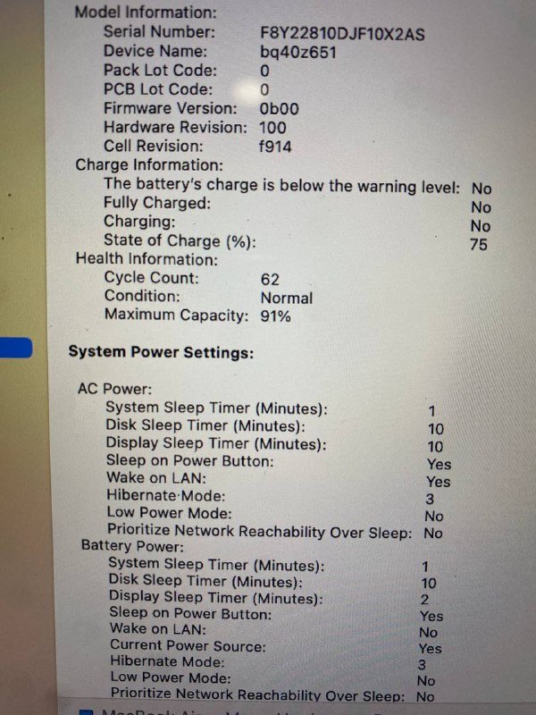 MacBook Air M2 2022 8GB RAM 512GB SSD 13.6 дюймов 6