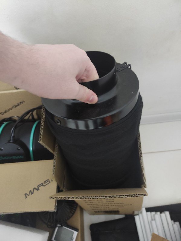 Полный комплект гроубокса с лампой и оборудованием 4