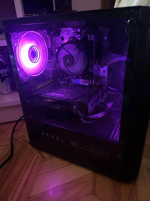 Gaming PC RTX 4060 Ryzen 7 5700X complete set 1