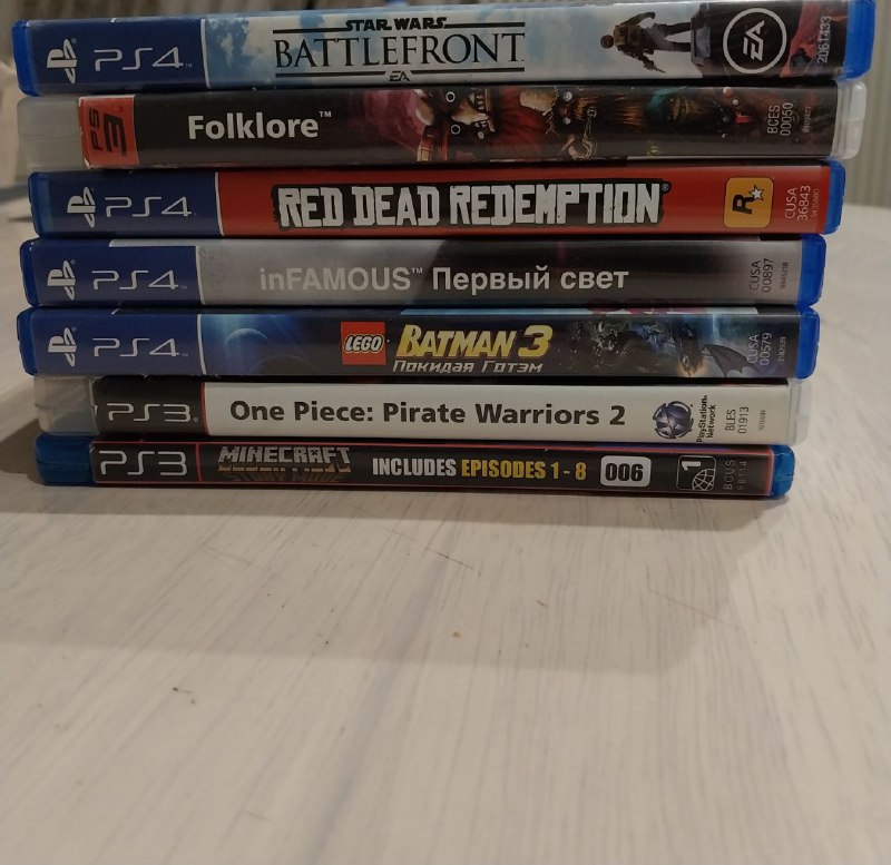 Игры для PlayStation 3 и PlayStation 4, Folklore, Batman 3, Red Dead Redemption, Minecraft Story Mode 3