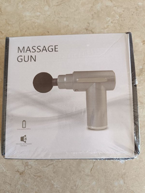 Вибро массажер с 4 насадками, перезаряжаемый, сенсорный 2