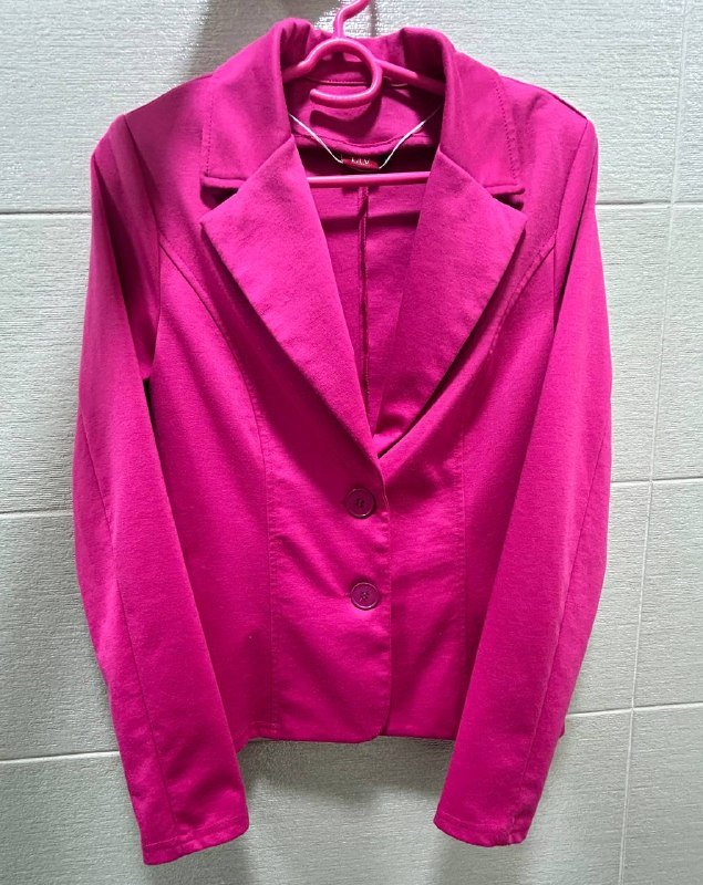 Пиджак приталеный фуксия S
