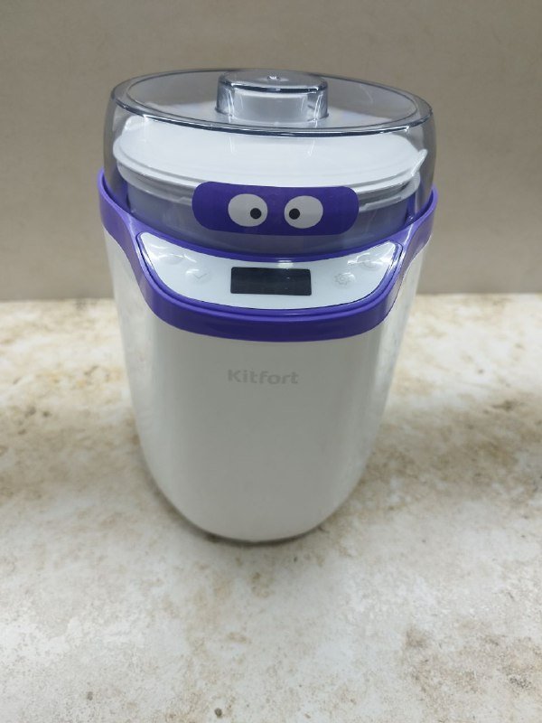 Йогуртница Kitfort KT-2077-1 бело-фиолетовая 3