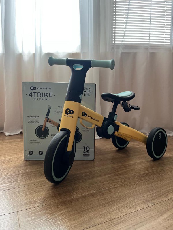 3-в-1 велосипед Kinderkraft 4TRIKE для детей