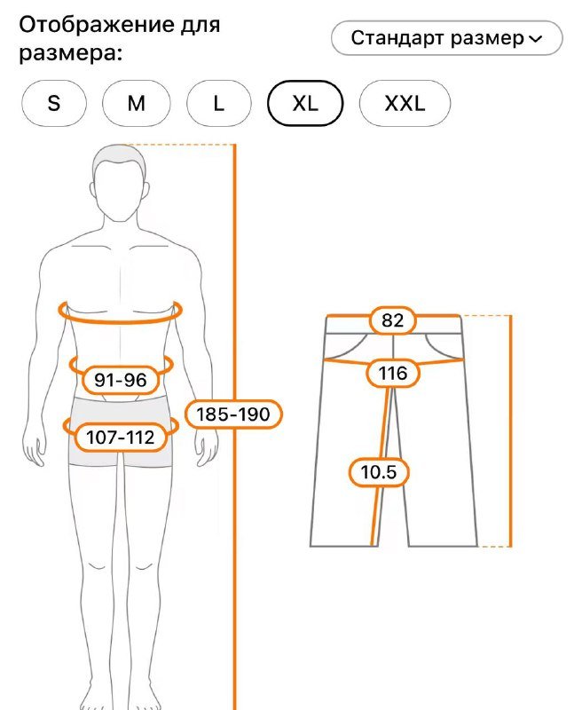 Мужская майка и шорты XL 4
