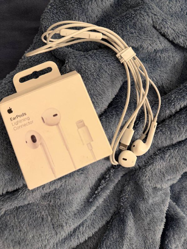 Проводные наушники earpods с lightning разъемом
