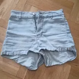 H&M-ის მოკლე ქალის ჯინსის შორტები 1