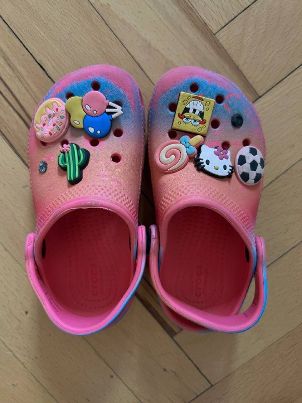 Тапки Crocs розовые c10