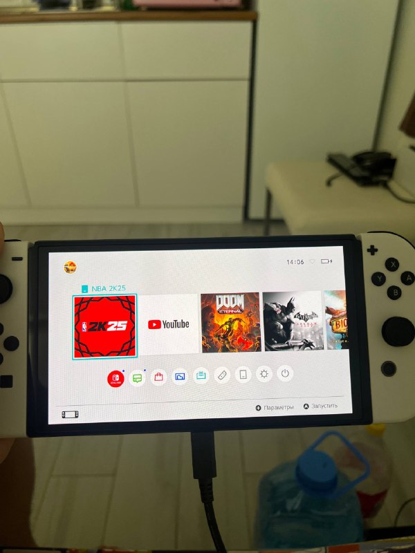 Nintendo Switch OLED, карта памяти SanDisk 256 ГБ, аккаунт с играми 5