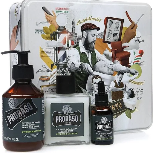 Набор для ухода за бородой Proraso Cypress & Vetyver