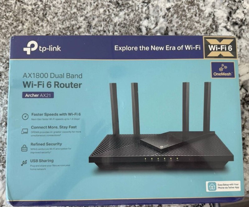 TP-Link AX1800 Wi-Fi 6 роутер Dual Band Gigabit
