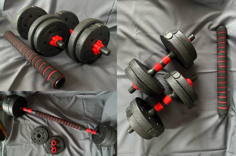 монитор Samsung F24T450FQ, аудио мониторы EDIFIER, механическая клавиатура Shogo 78W, столик с регулируемой высотой, гантели-штанга, стул-шезлонг 2