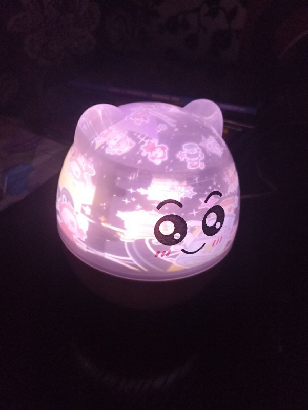 Ночник-проектор с 6 слайдами 3