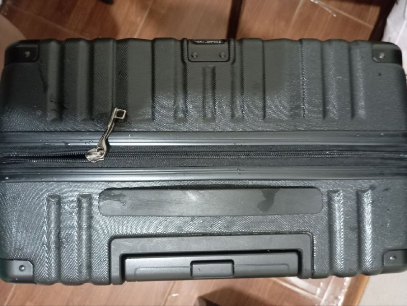 чемодан POLAR PC M с кодовым замком TSA черный 3