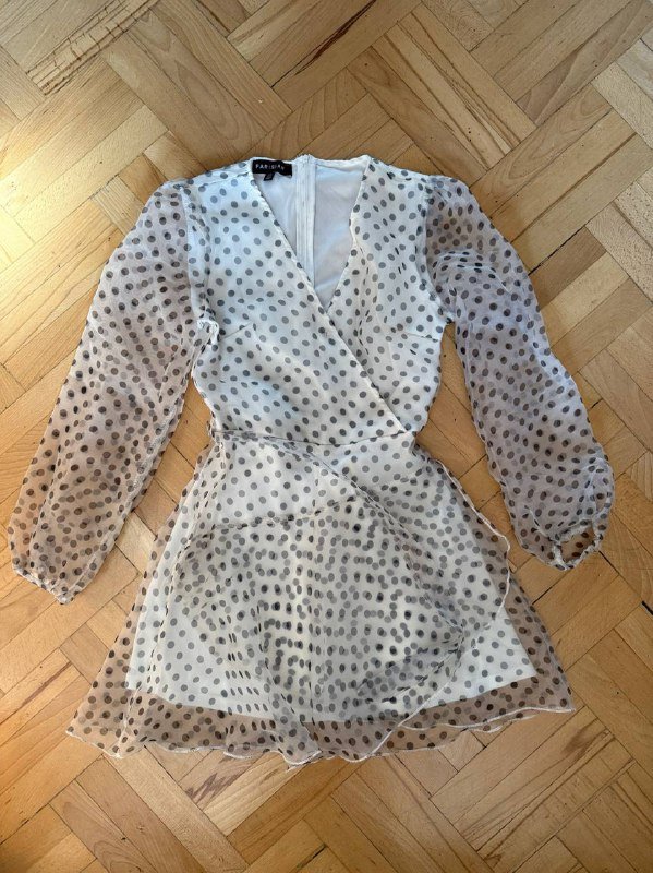 Платье, Платье-рубашка, Платье в горошек, Платье-мини, Белое платье, Свитер бежевый, Свитер серый, Топ 3