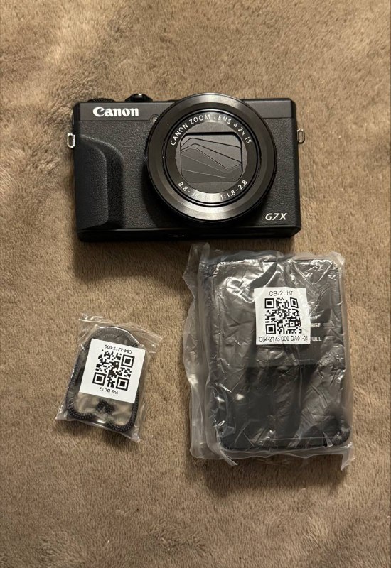 Камера Canon G7X Mark iii, зарядное устройство, ремешок