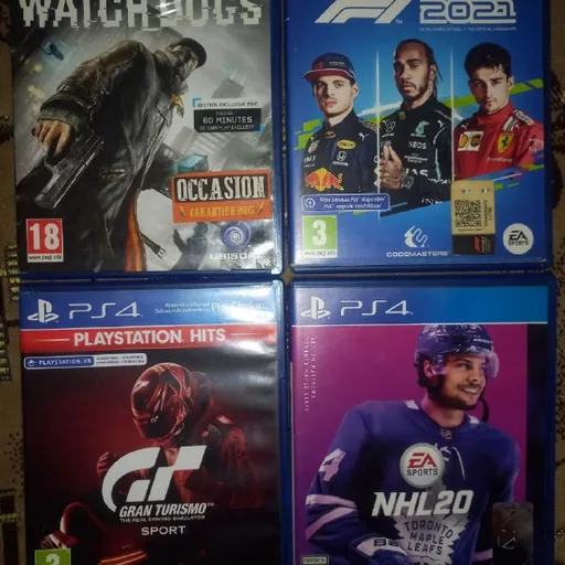 Игры для PS4: Watch Dogs, F1 2021, Gran Turismo Sport, NHL 20