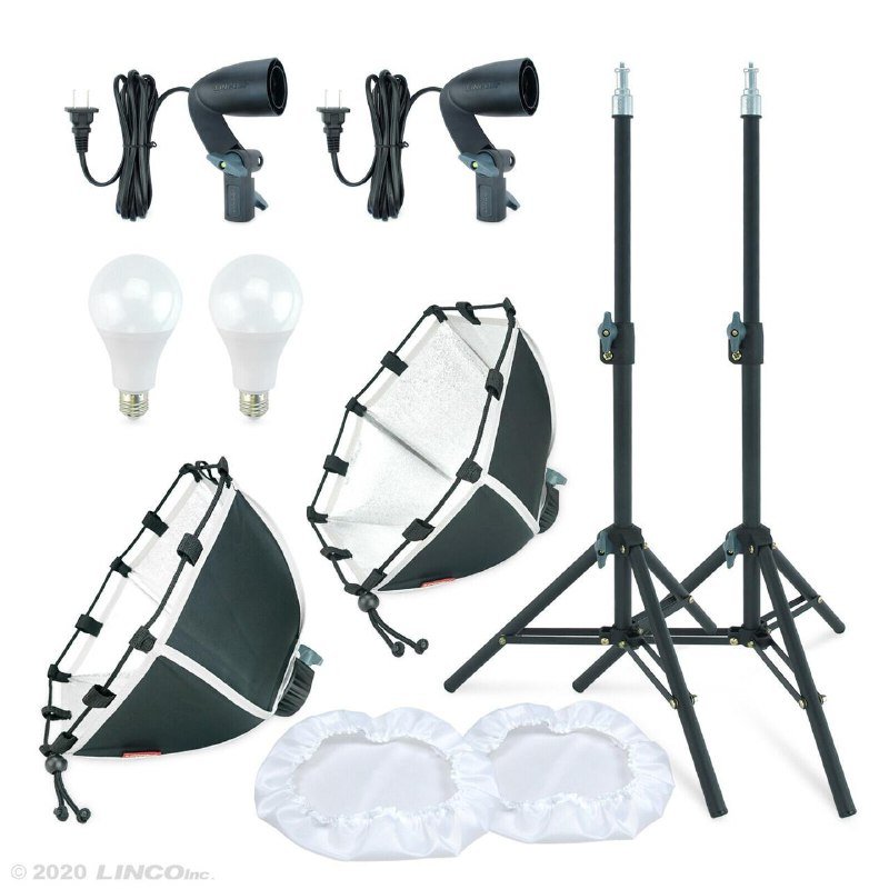 комплект для фото видеосъёмки 2 софтбокса стойки