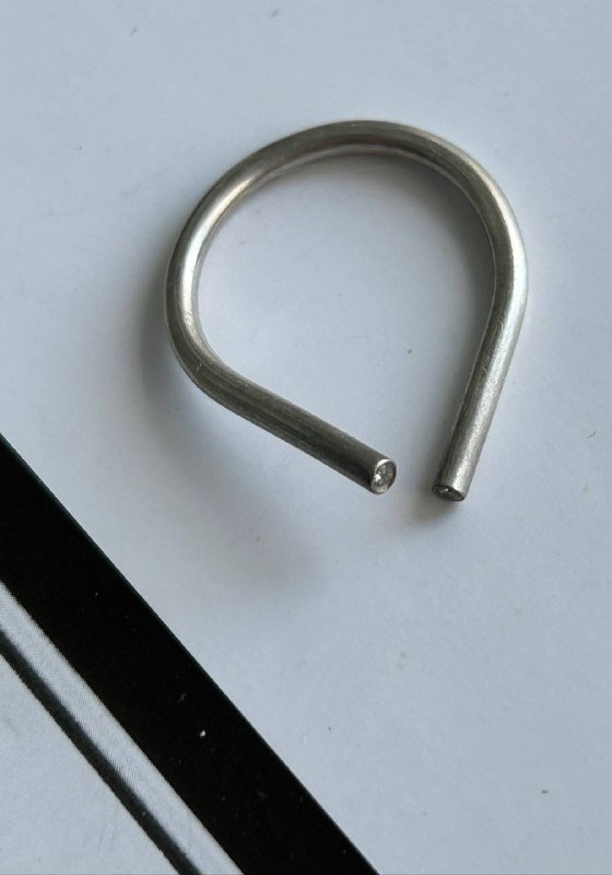 кольцо серебро и чёрная эмаль 3