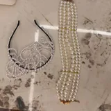 Pearl forehead chain, pearl necklace 6