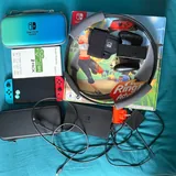 Nintendo OLED + Ring Fit, набор для волос 1