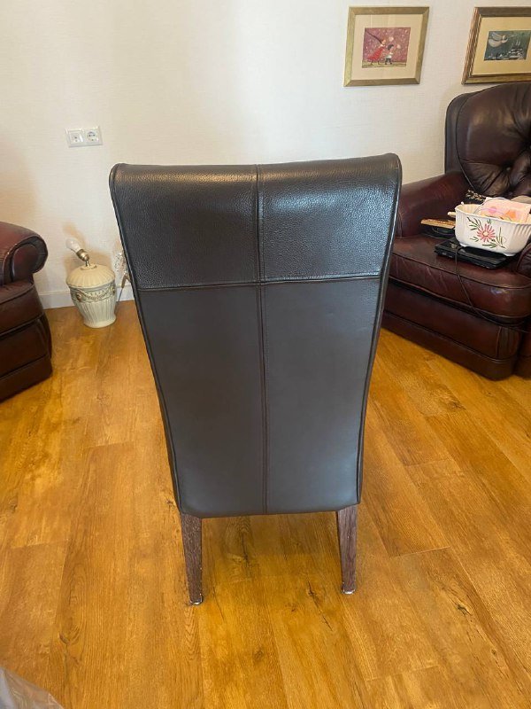 Стулья из натуральной кожи, 6 штук 3