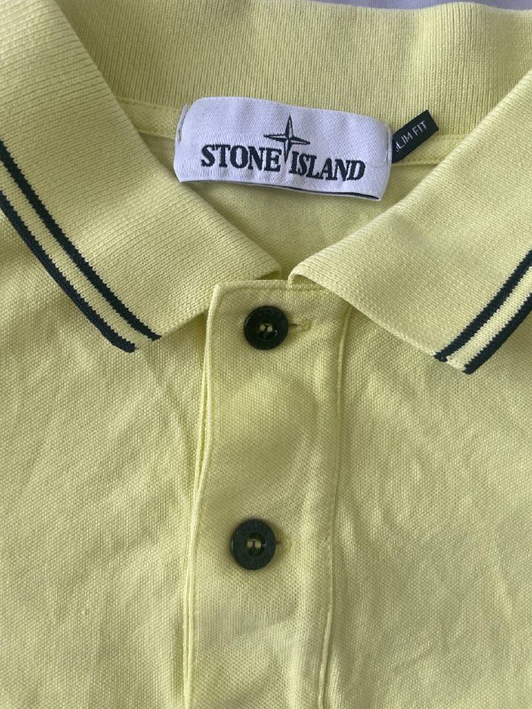 Желтая футболка Stone Island размер L 4