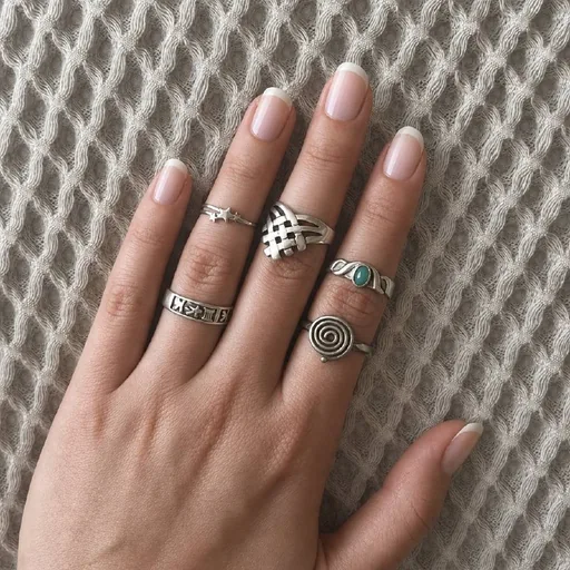 Серебряные колечки