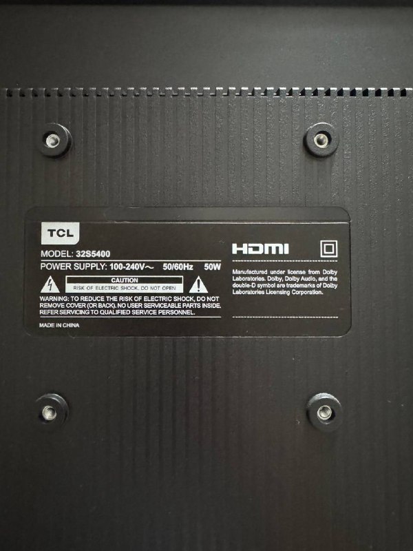 Телевизор TCL 32s5400 2