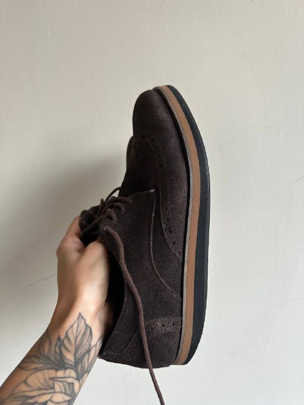 Мужские туфли ARBER замша темно-коричневые размер 42 2