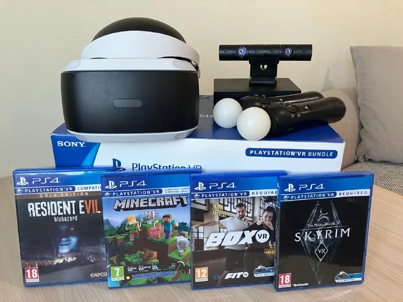 PlayStation VR, BoxVR, Skyrim VR, Minecraft VR, Resident Evil 7 VR 1