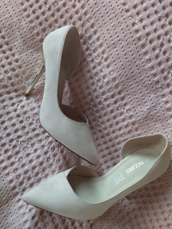 бежевые замшевые женские туфли размер 37 2