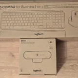 Logitech MX Keys Combo, Logitech Brio 4K Pro HDR Webcam 1