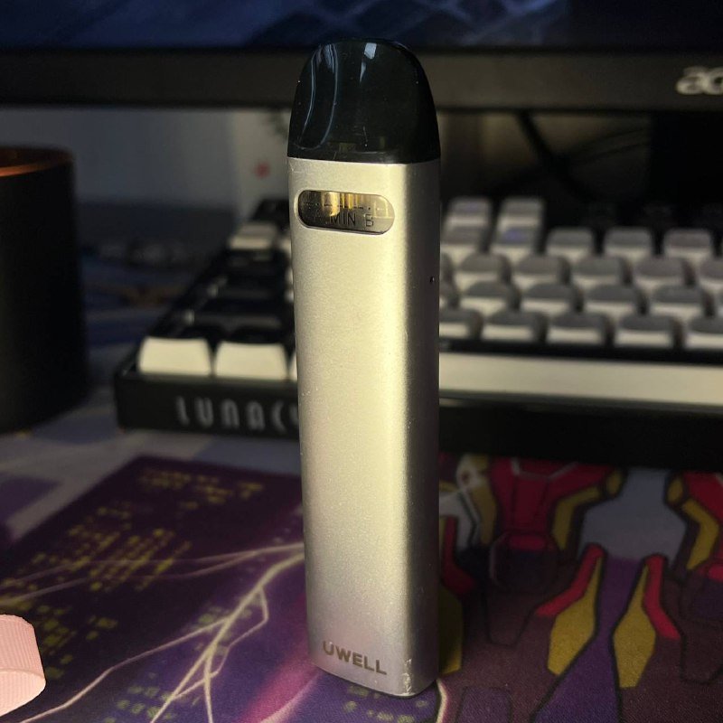 UWELL CALIBURN EXPLORER в серебристом цвете 2