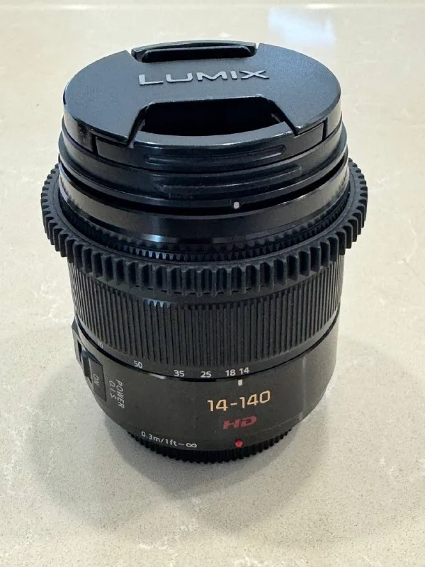 Объектив Panasonic Lumix 14-140, ND фильтр, переходное кольцо 1